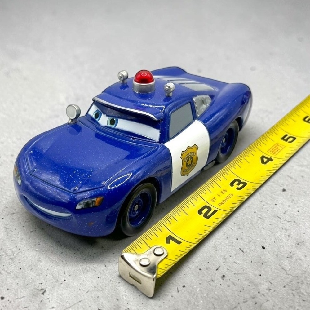 Disney Store Cars‎ Lieutenant Lightning McQueen Rare Blue Paint Detective HTF